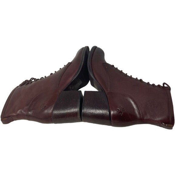 NEW Patricia Nash Sicily Merlot Women's Size 8.5 Boots Block Heel Leather - Picture 9 of 11